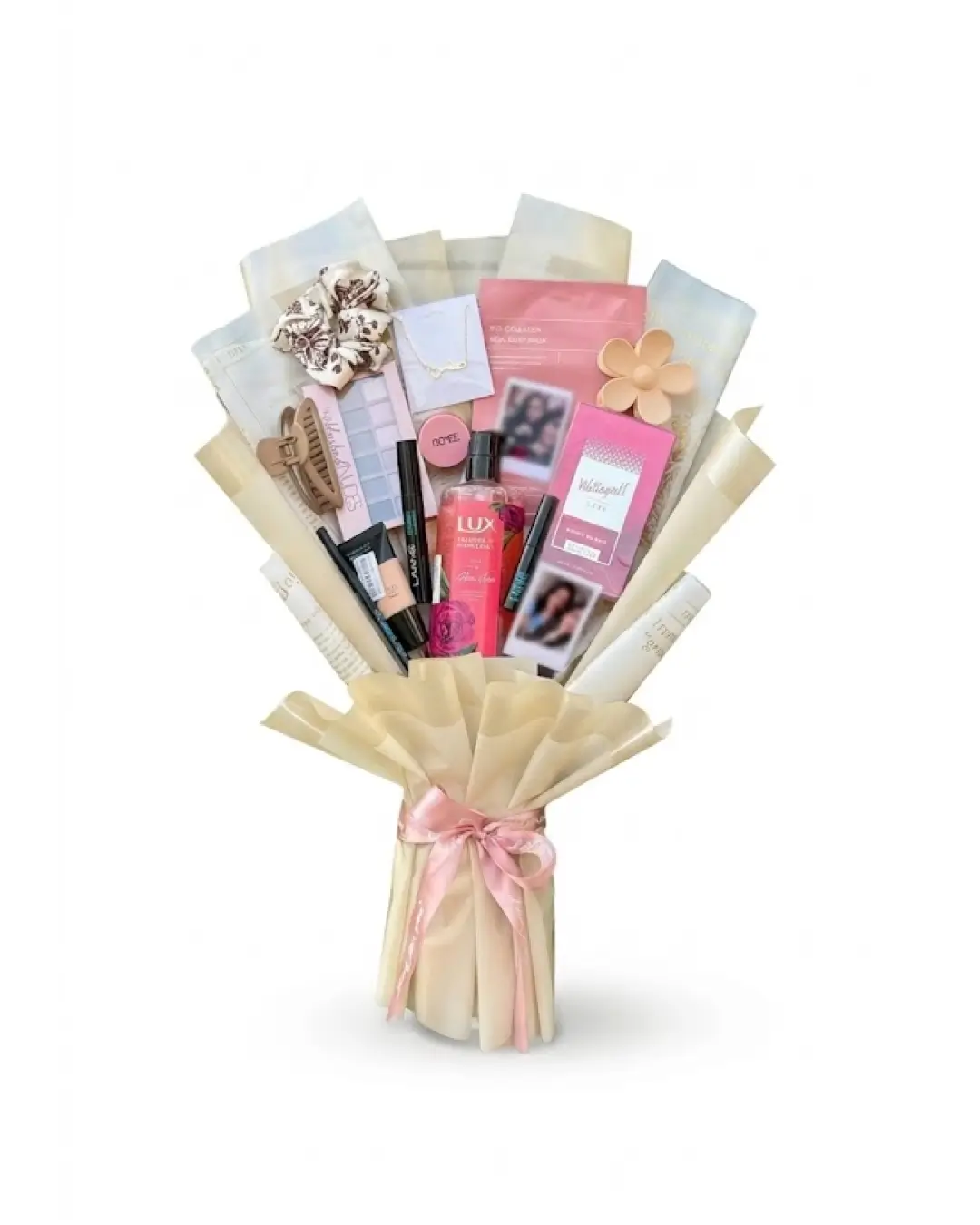 Photo & KitKat Bouquet — Personalised Anniversary Gift — inside view