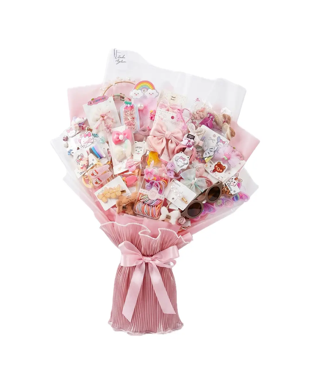 Classic Rose & Candy Bouquet — Birthday Surprise Gift — inside view