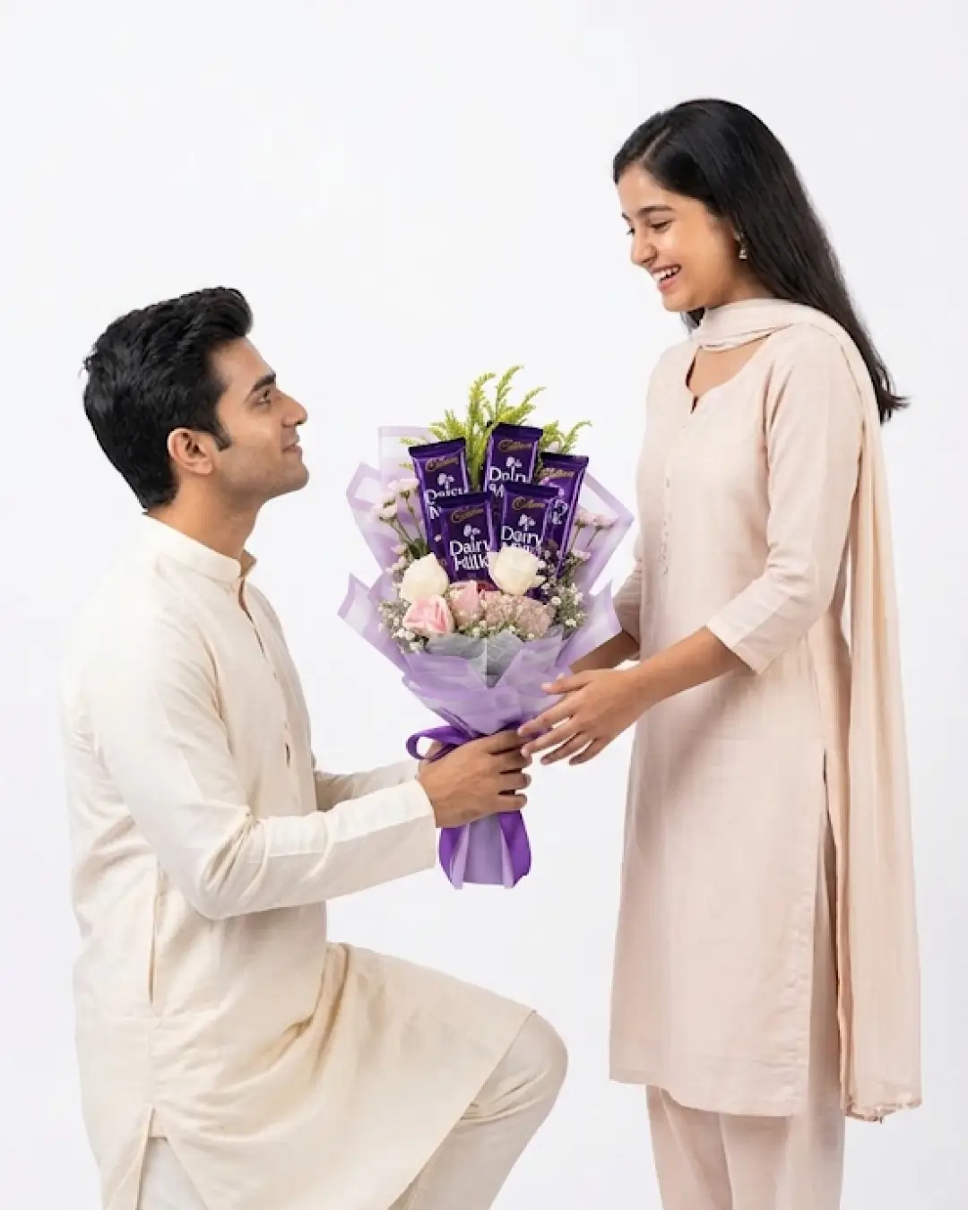 Luxury Blossom Bouquet — Elegantly Wrapped Love Gift